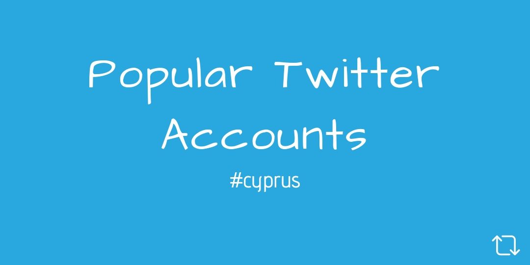 Popular Cyprus Twitter Accounts